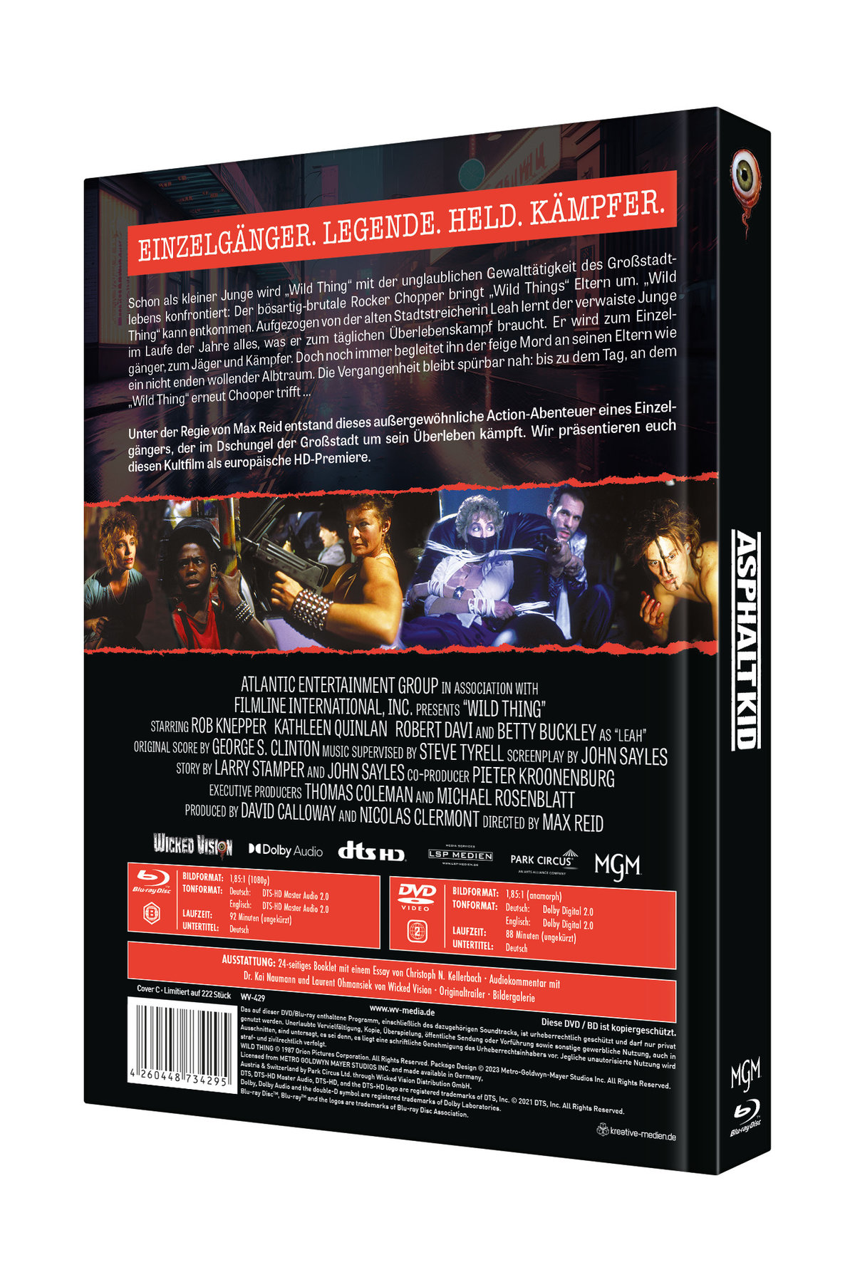 Asphalt Kid (Wild Thing) - Uncut Mediabook Edition  (DVD+blu-ray) (C)