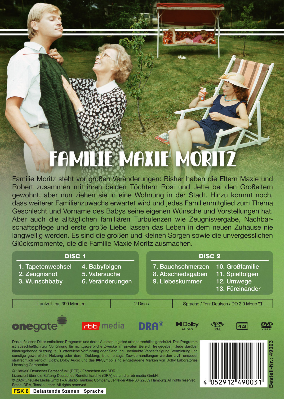 Familie Maxie Moritz (DDR TV-Archiv)  [2 DVDs]  (DVD)
