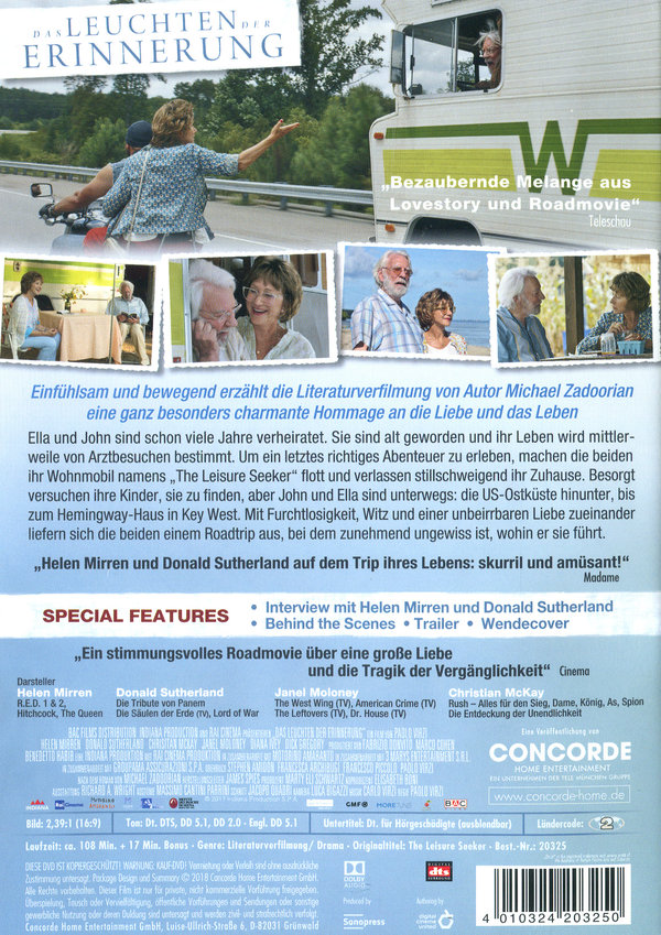 Das Leuchten der Erinnerung  (DVD)