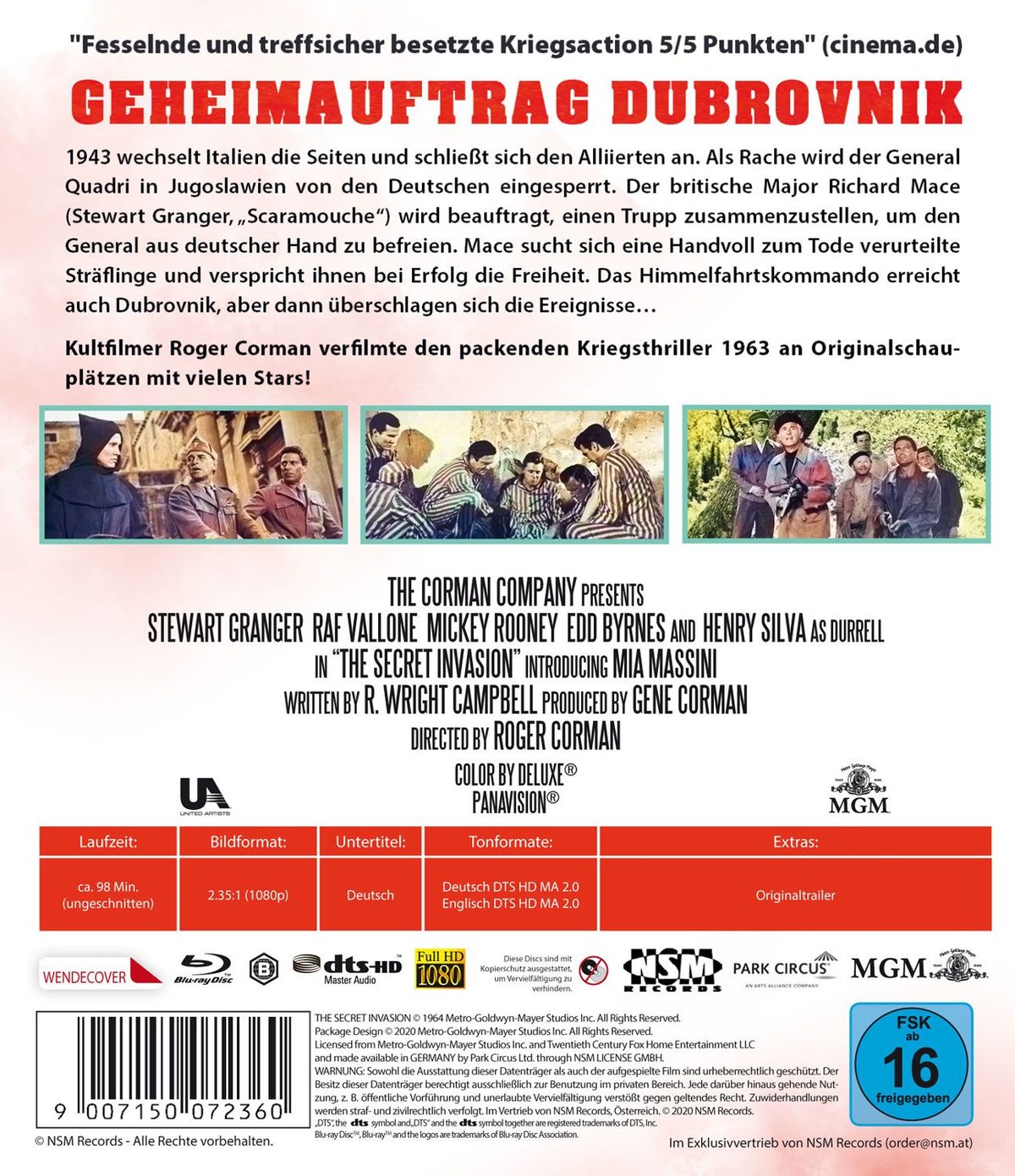 Geheimauftrag Dubrovnik - Uncut Edition (blu-ray)