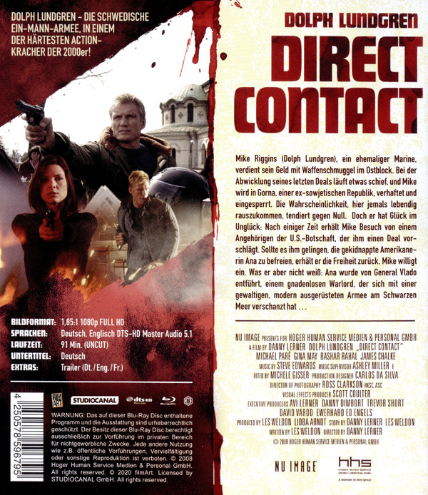 Direct Contact - Uncut Edition (blu-ray)