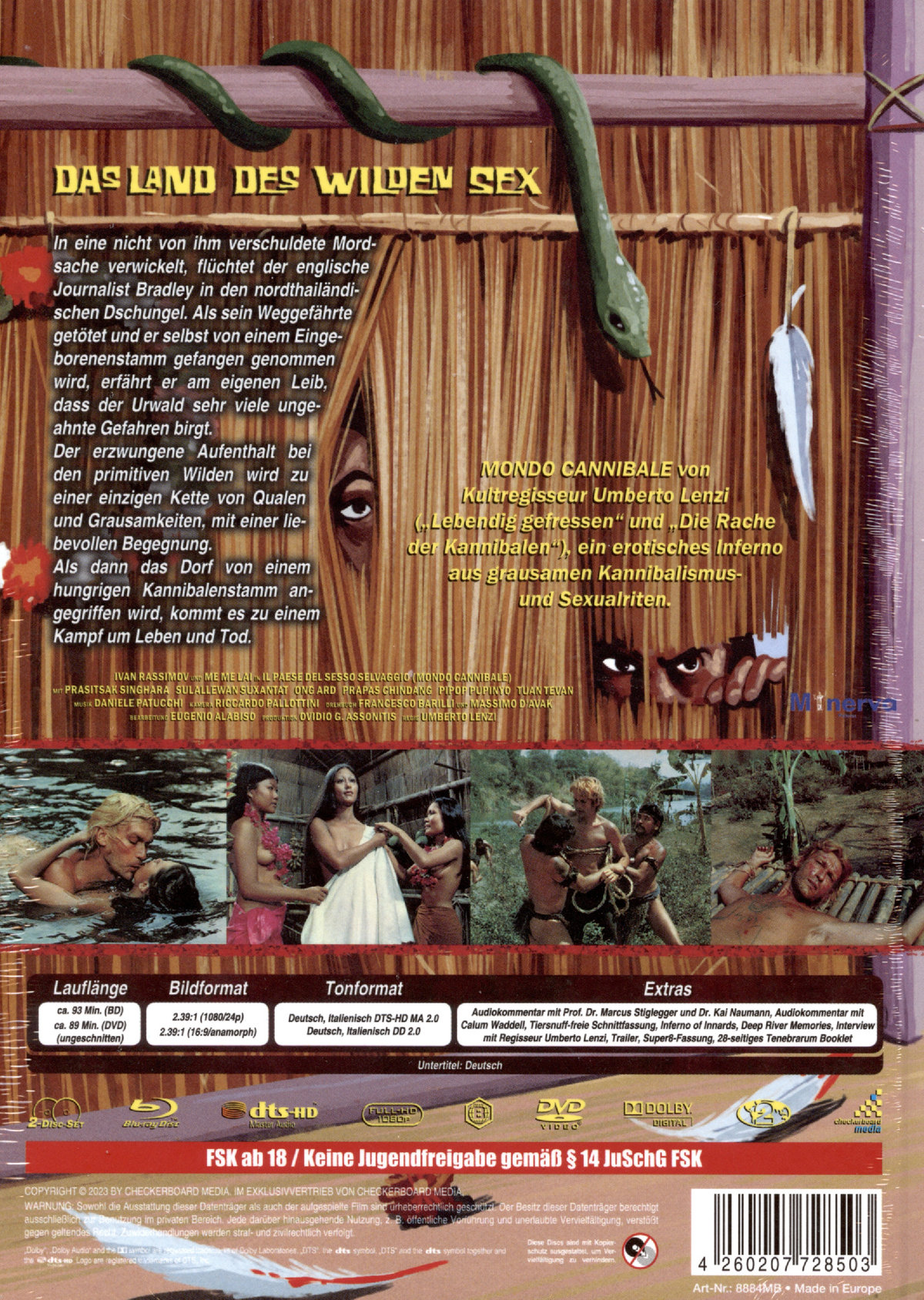 Mondo Cannibale - Uncut Mediabook Edition  (DVD+blu-ray) (B) (84er)