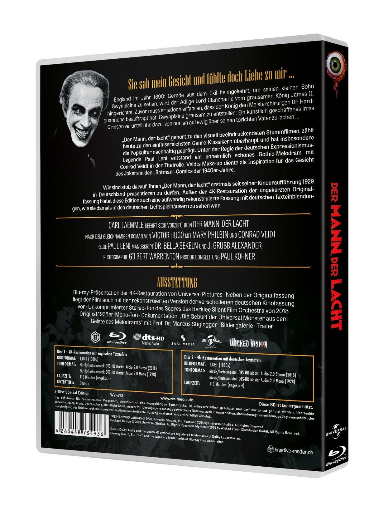 Der Mann, der lacht  (blu-ray)