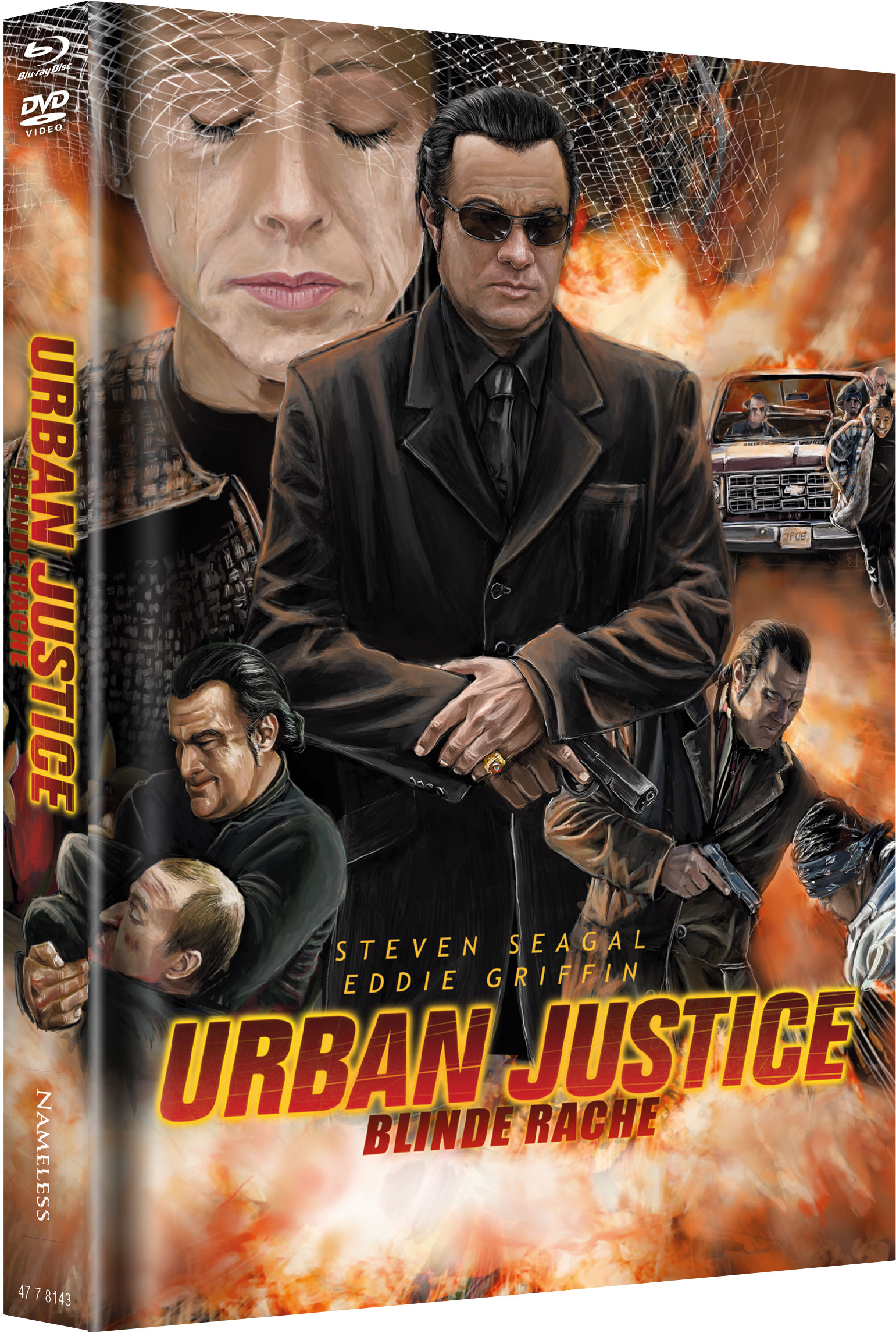 Urban Justice - Blinde Rache - Uncut Mediabook Edition (DVD+blu-ray) (Cover Artwork)