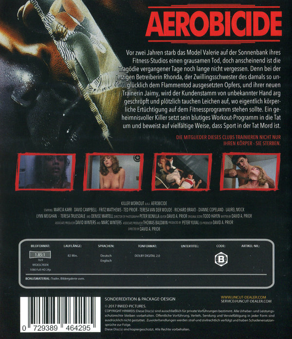 Aerobicide - Killer Workout - Uncut Edition (blu-ray)