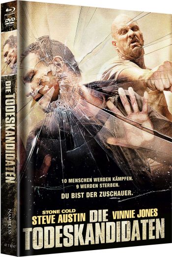 Todeskandidaten, Die - Uncut Mediabook Edition (DVD+blu-ray) (Cover C - Glassplitter)