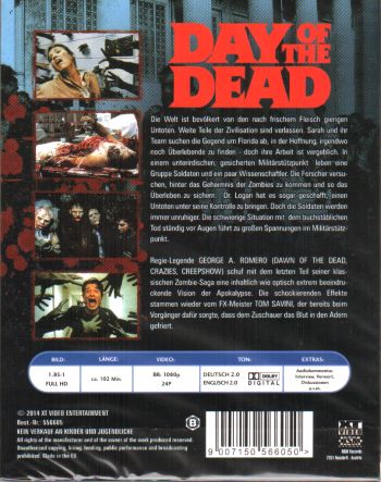 Zombie 2 - Day of the Dead - Uncut Edition (blu-ray)