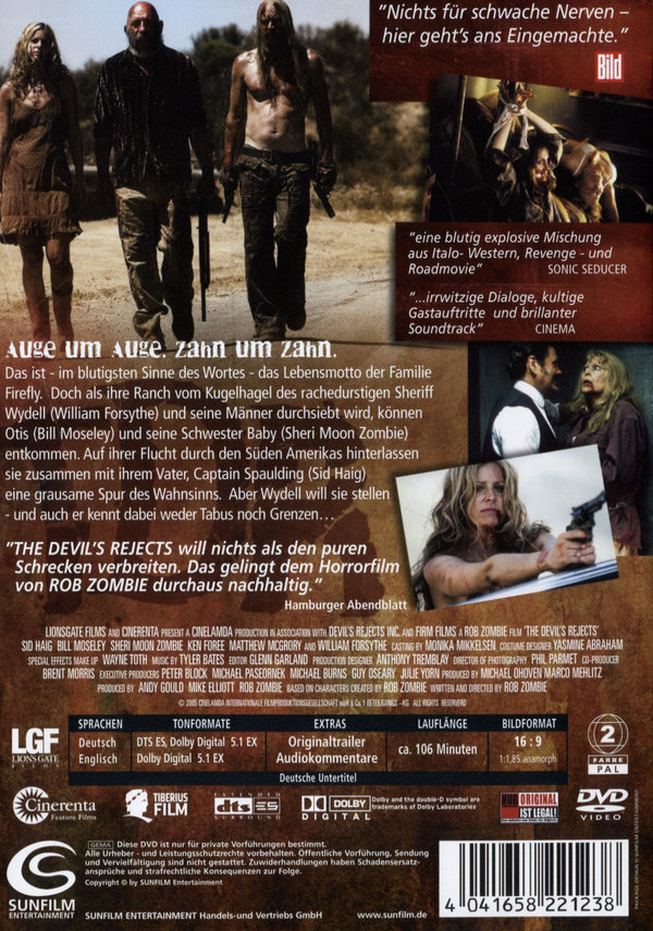 The Devils Rejects - Directors Cut  (DVD)