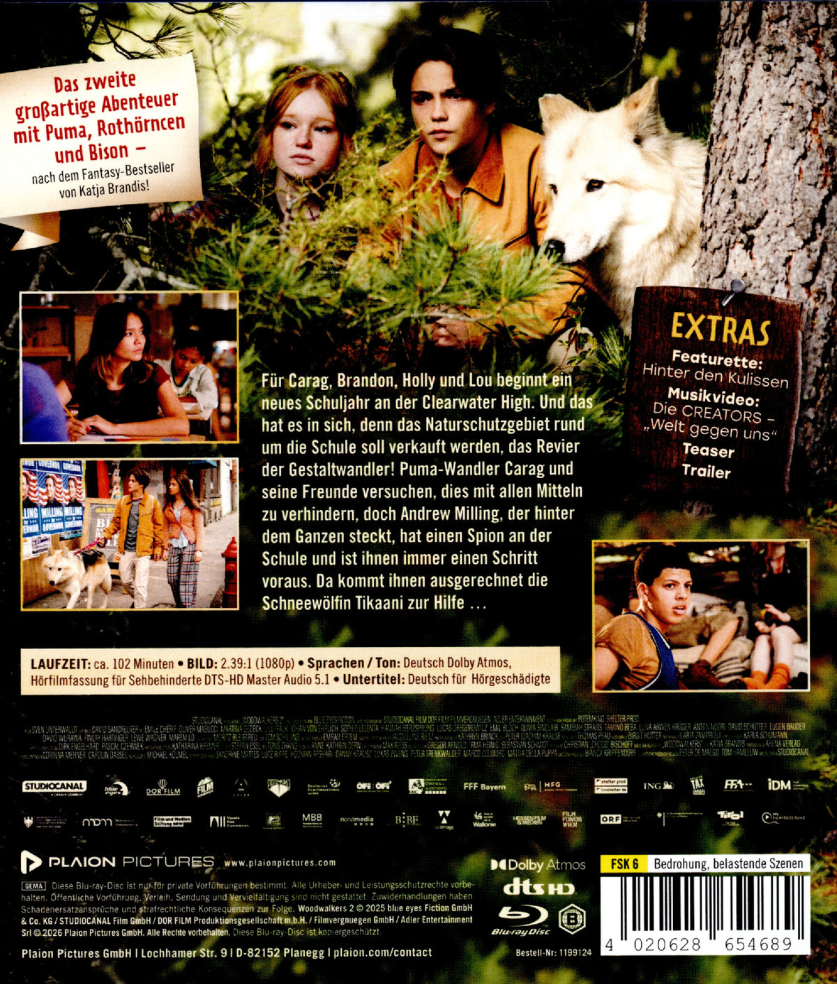 Woodwalkers 2  (Blu-ray Disc)