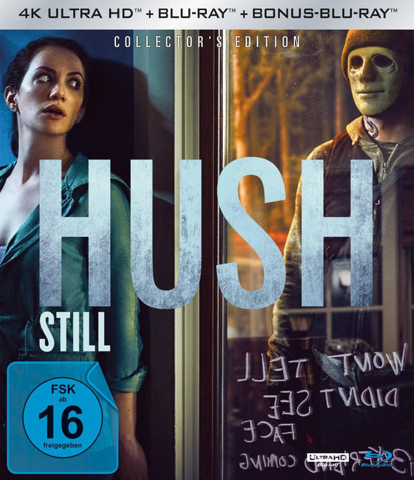 Hush - Still - Collector's Edition  (4K Ultra HD) (+ Blu-ray) (+ Bonus-Blu-ray)