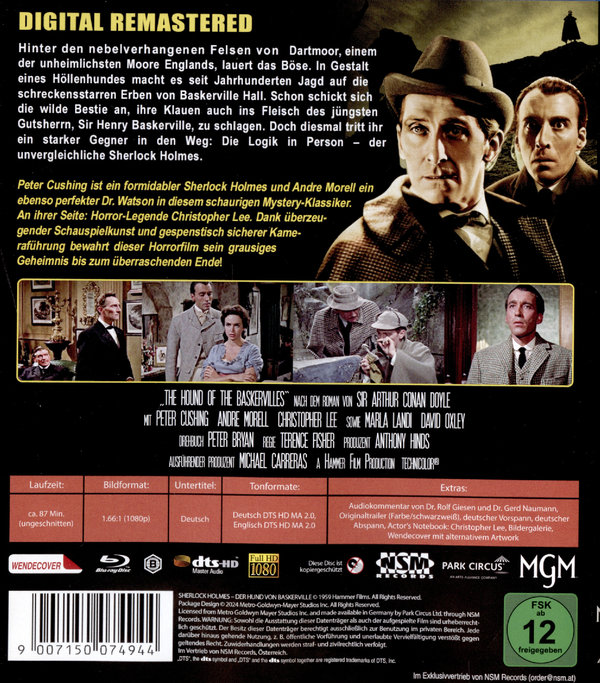 Der Hund von Baskerville (remastered)  (Blu-ray Disc)