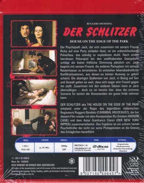 Schlitzer, Der - The House At The Edge Of The Park - Uncut Limited Edition (blu-ray)