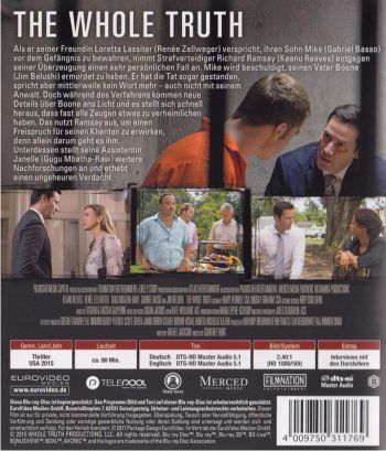 Whole Truth, The - Lügenspiel (blu-ray)