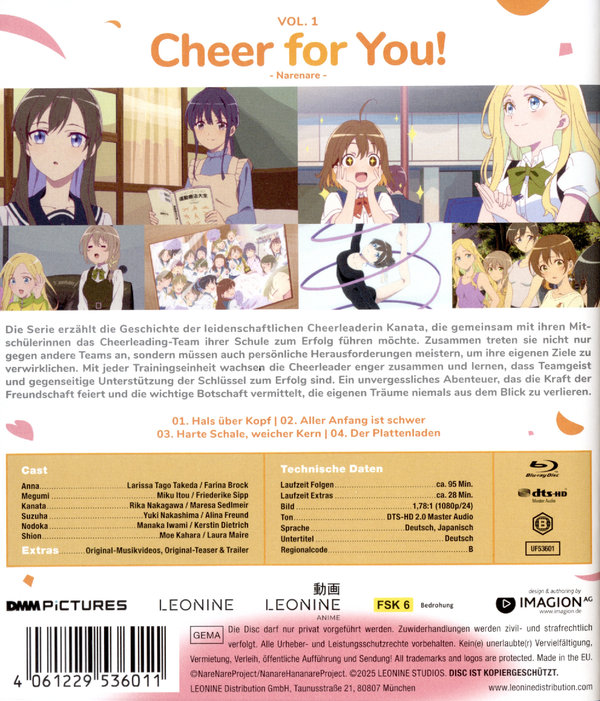 Cheer for You! - Vol. 1  (Blu-ray Disc) Cheer for You! - Vol. 1  (Blu-ray Disc)