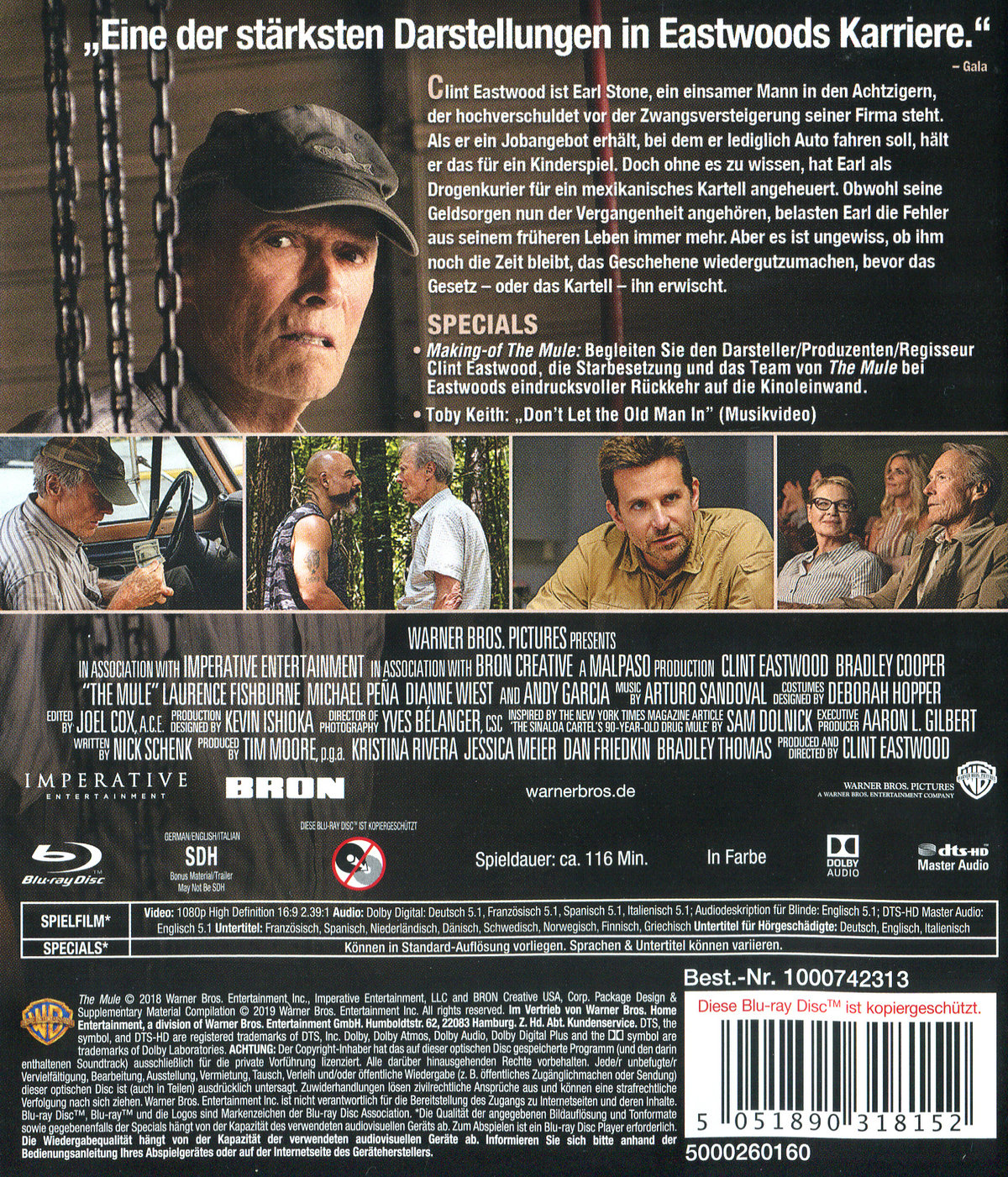 Mule, The (blu-ray)