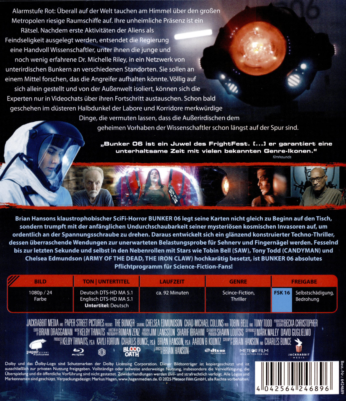 BUNKER 06: Das Exitus-Protokoll  (Blu-ray Disc)