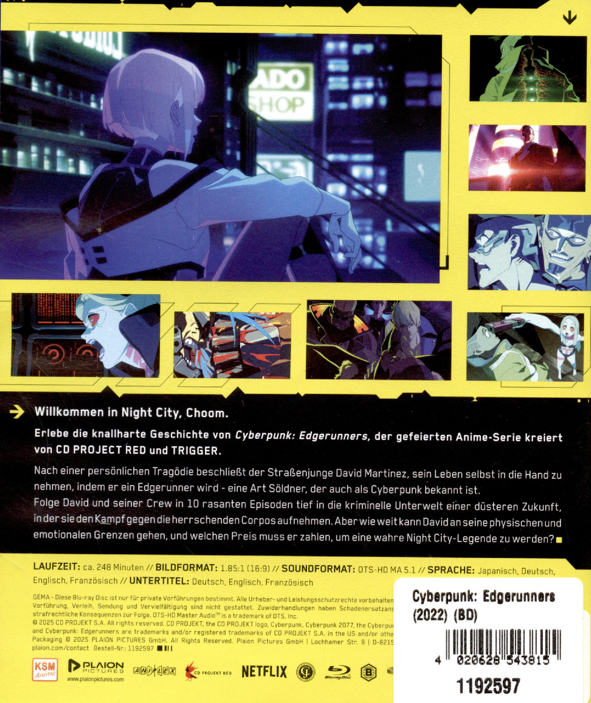 Cyberpunk Edgerunners  [2 BRs]  (Blu-ray Disc)