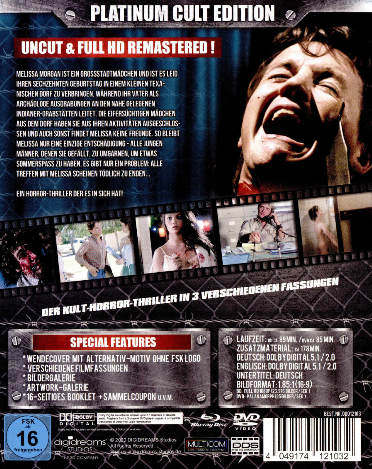 Sweet Sixteen - Uncut Platinum Cult Edition (DVD+blu-ray) Sweet Sixteen - Uncut Platinum Cult Edition (DVD+blu-ray)