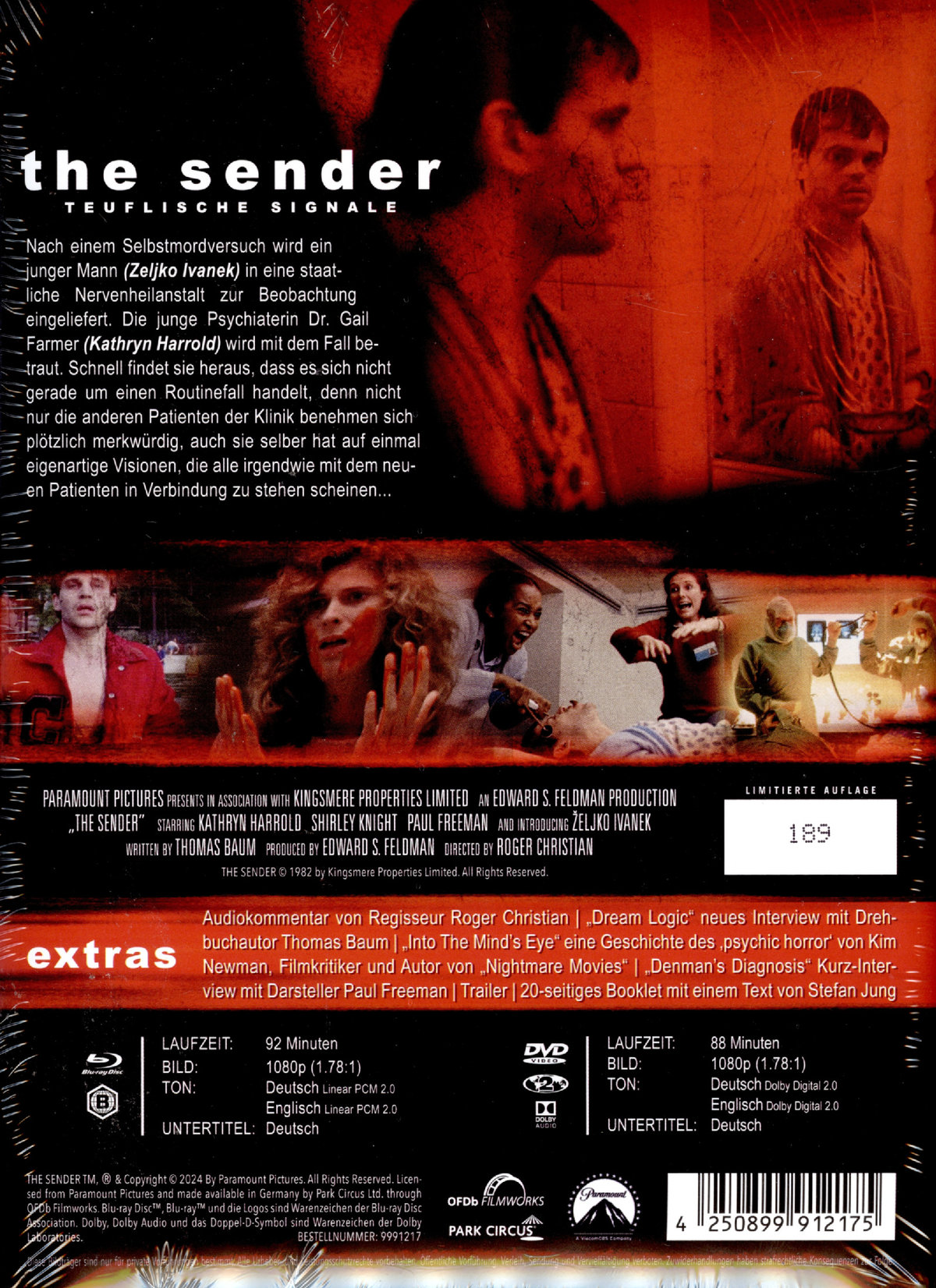Teuflische Signale - The Sender - Uncut Mediabook Edition  (DVD+blu-ray) (W)