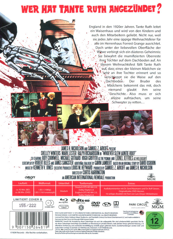 Wer hat Tante Ruth angezündet - Uncut Mediabook Edition (DVD+blu-ray) (B)