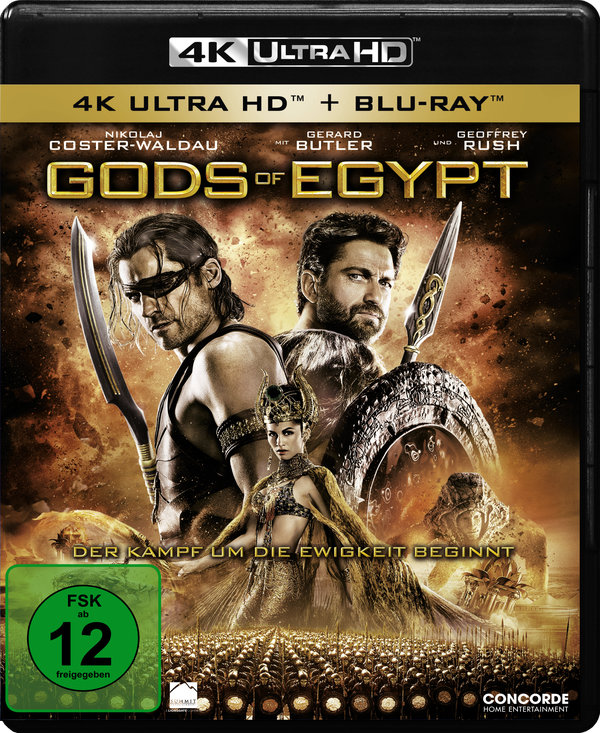 Gods Of Egypt  (4K Ultra HD) (+ Blu-ray)  (Blu-ray 4K Ultra HD)