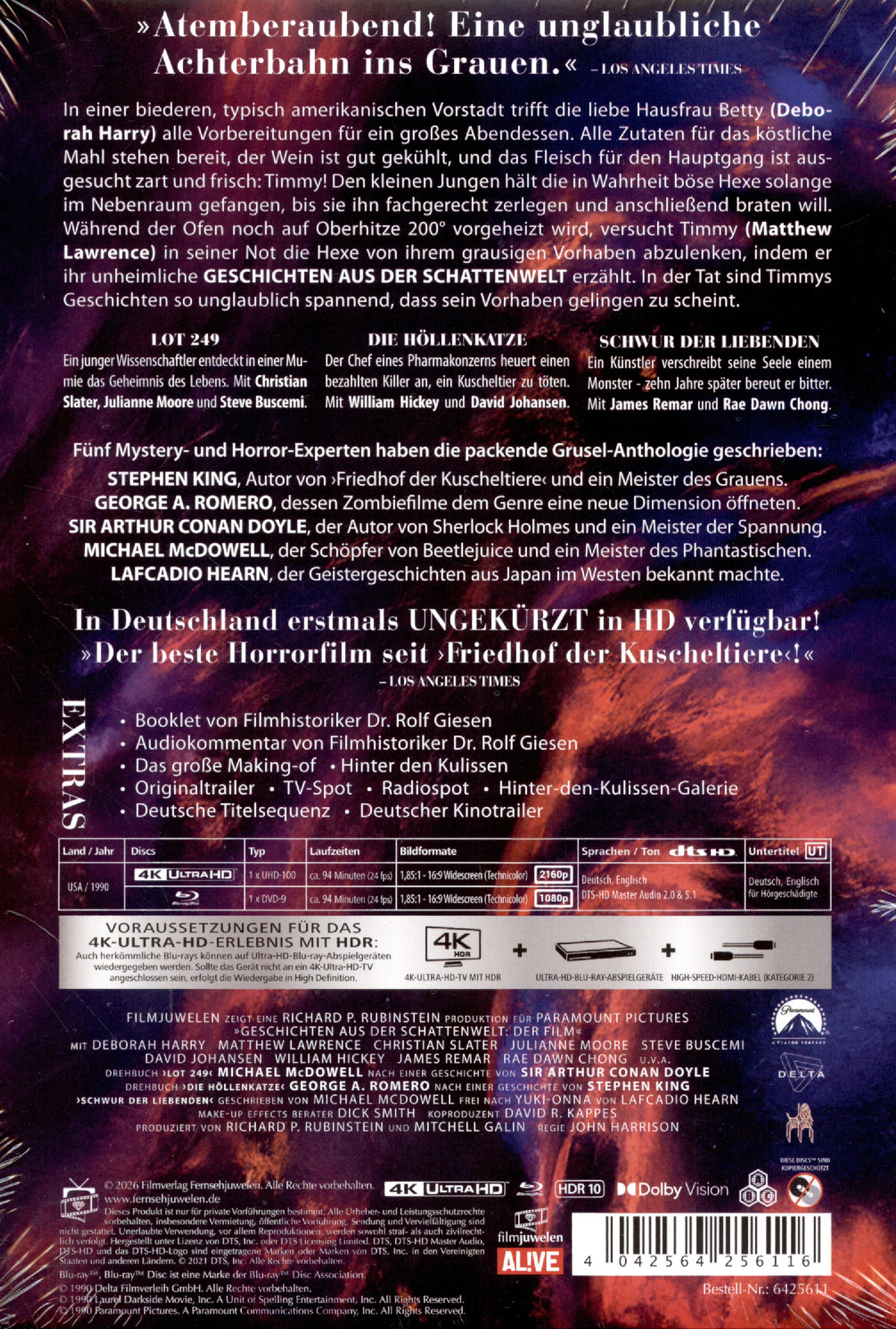 Geschichten aus der Schattenwelt - Uncut Mediabook Edition  (4K Ultra HD+blu-ray)