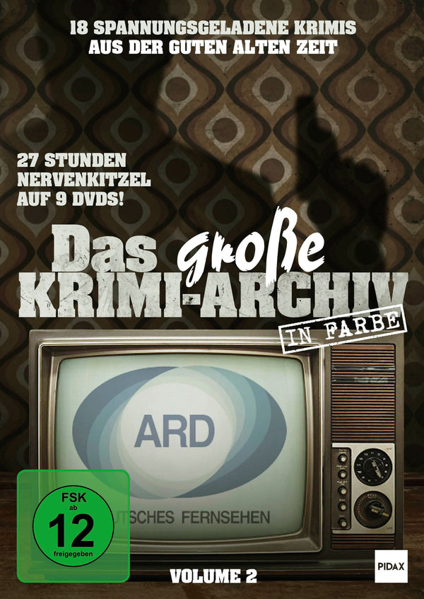 Das große Krimi-Archiv, Vol. 2 /  Weitere 18 spannungsgeladene Krimi-Straßenfeger [9 DVDs]  (DVD)