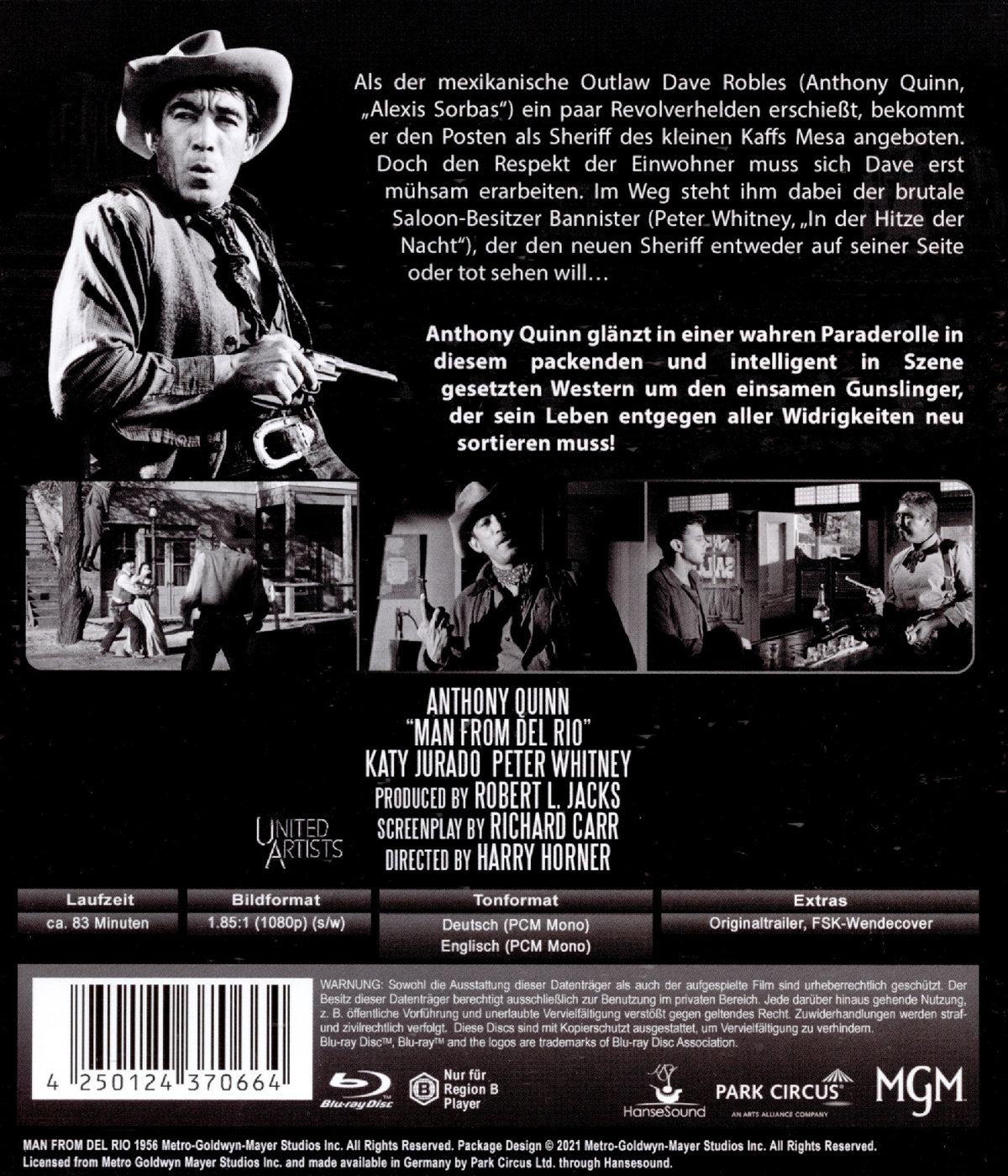 Mann von Del Rio, Der (blu-ray)