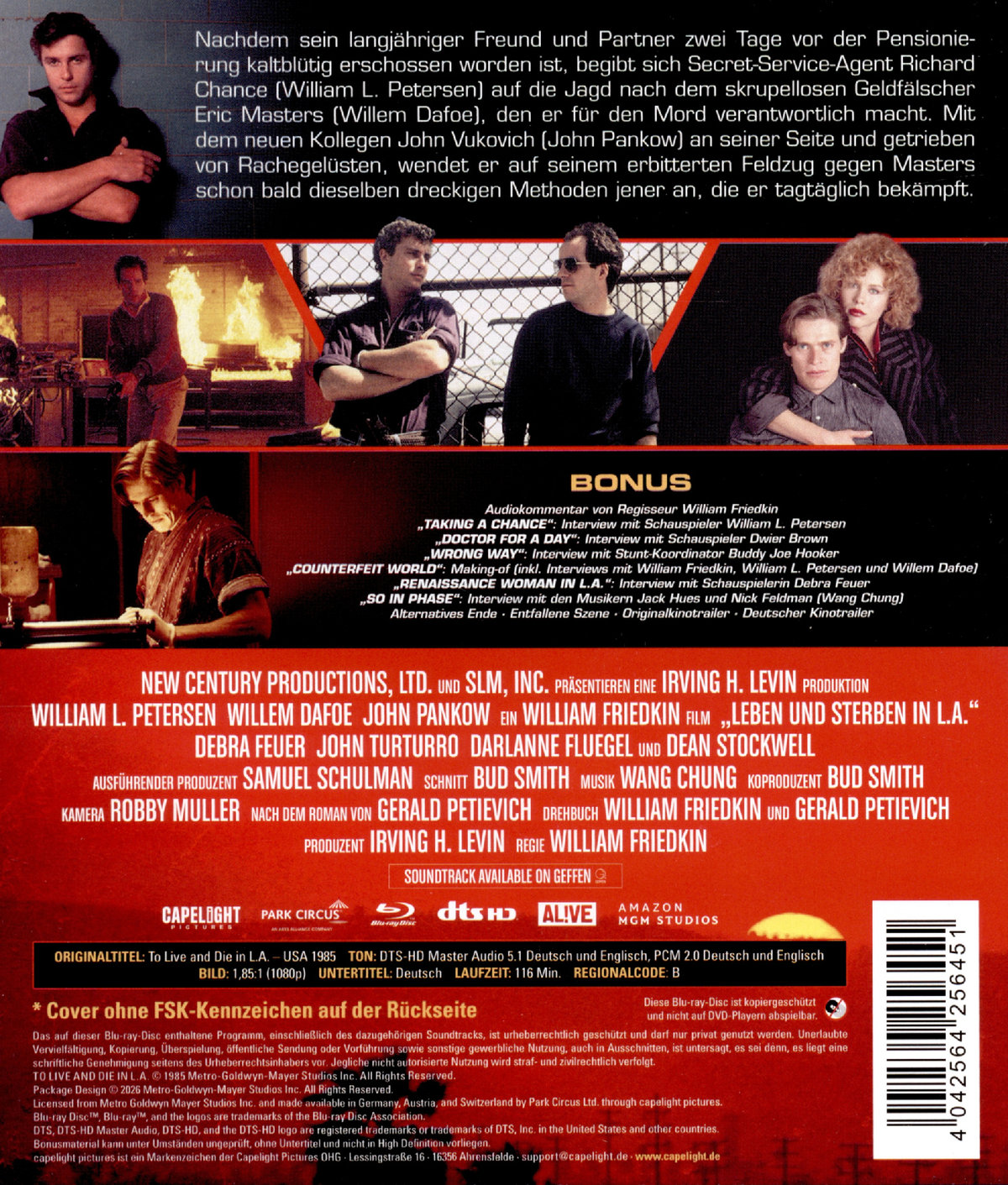 Leben und Sterben in L.A. (4K remastered)  (Blu-ray Disc)