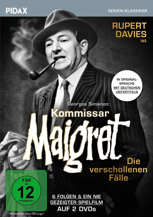 Kommissar Maigret - Die verschollenen Fälle (OmU) / 6 Folgen und ein nie gezeigter Spielfilm IN ORIGINALSPRACHE MIT DEUTSCHEN UNTERTITELN (Pidax Serien-Klassiker)  [2 DVDs]  (DVD)