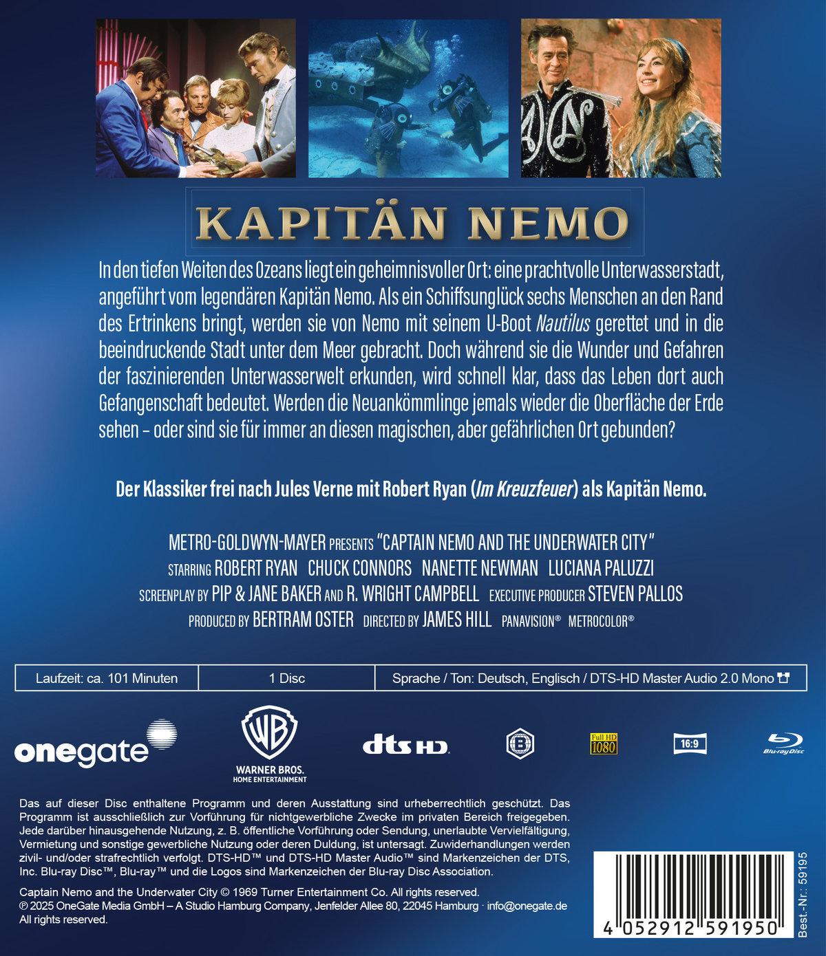 Kapitän Nemo  (Blu-ray Disc)