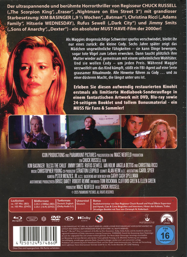 Die Prophezeiung - Uncut Mediabook Edition  (DVD+blu-ray)