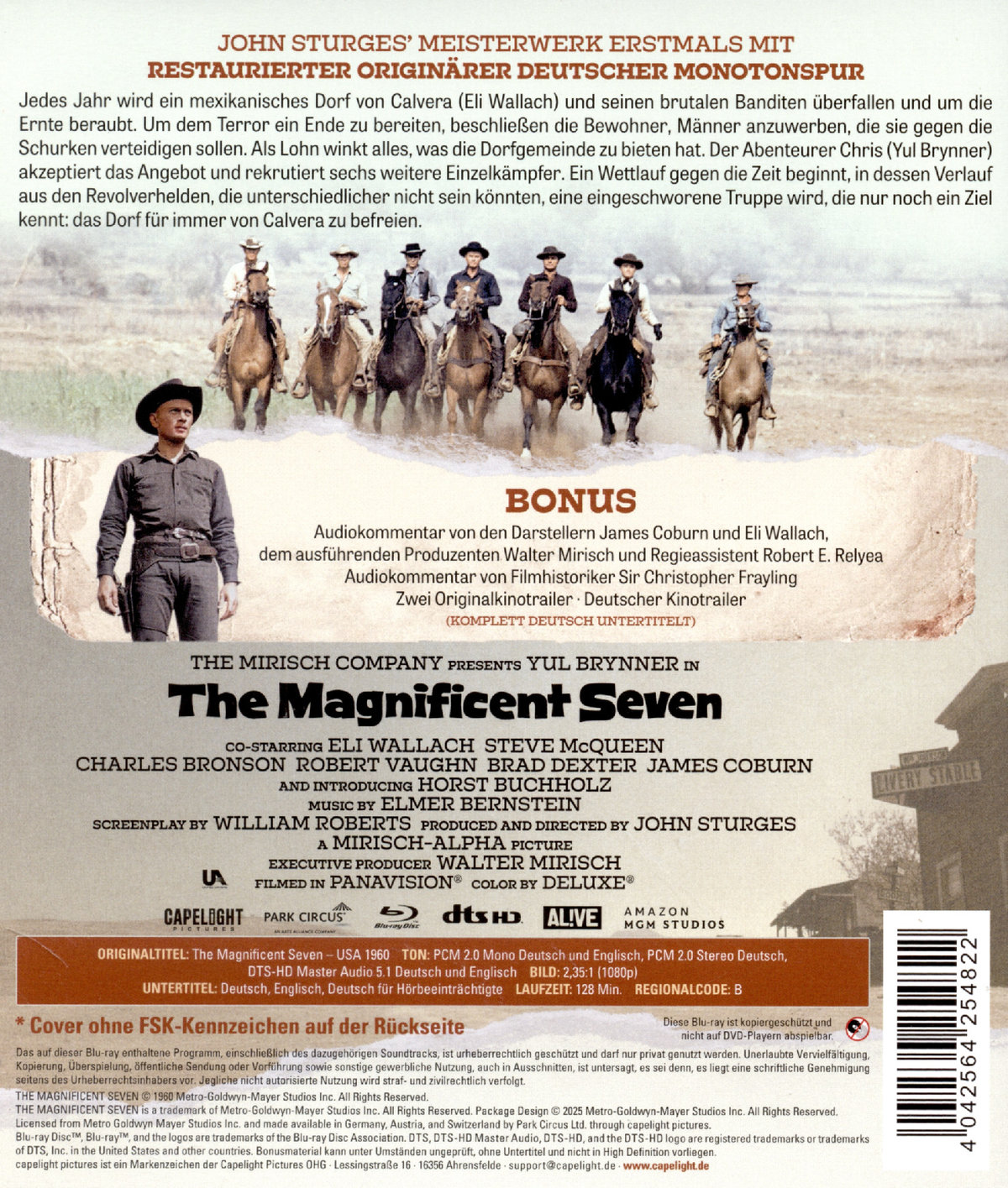 Die glorreichen Sieben  (Blu-ray Disc)
