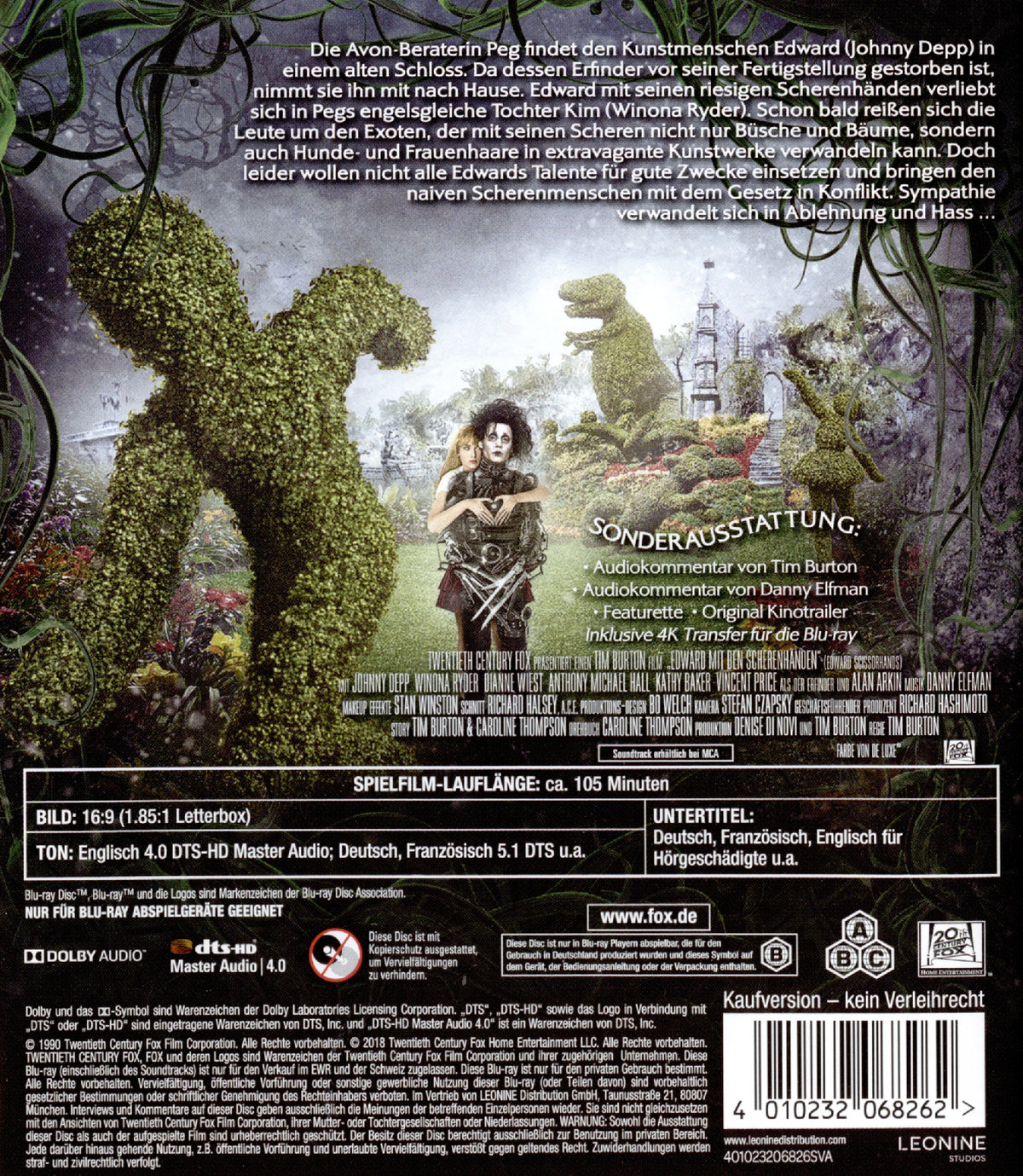 Edward mit den Scherenhänden (blu-ray)