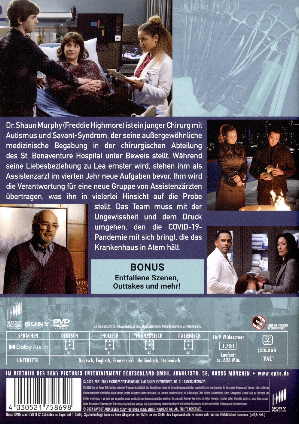 The Good Doctor - Die komplette vierte Season  [5 DVDs]  (DVD)