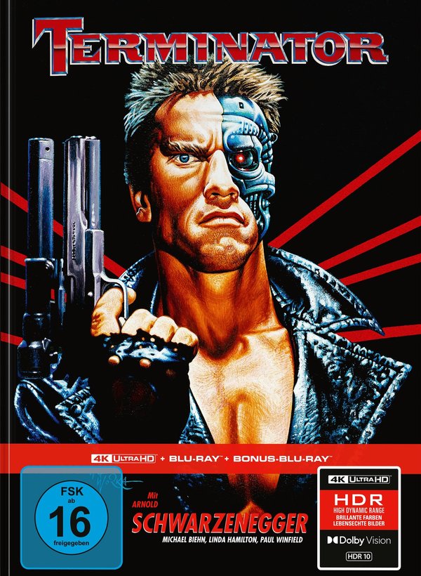 Terminator - Uncut Mediabook Edition  (4K Ultra HD+blu-ray) (B)