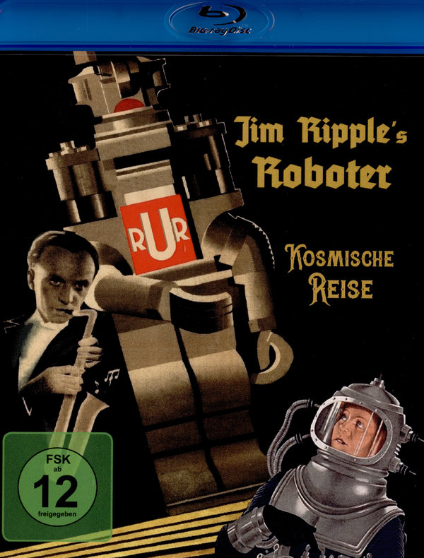 Jim Ripple's Roboter (Untergang der Sensation - Loss of Sensation) von 1935- Plus zwei Bonus-Filmen (Kosmische Reise und Die Reise zum Mond)  (blu-ray)