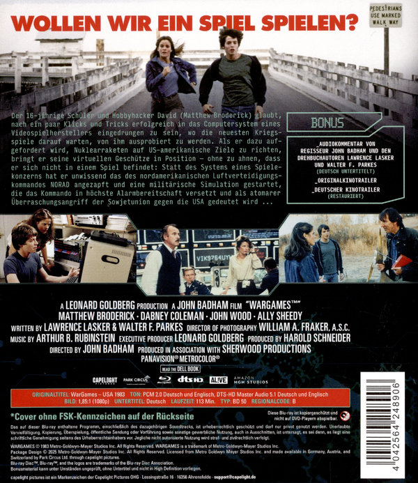 WarGames - Kriegsspiele  (Blu-ray Disc) WarGames - Kriegsspiele  (Blu-ray Disc)