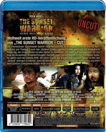 Sunset Warrior, The - John Woo - Uncut Edition  (blu-ray)