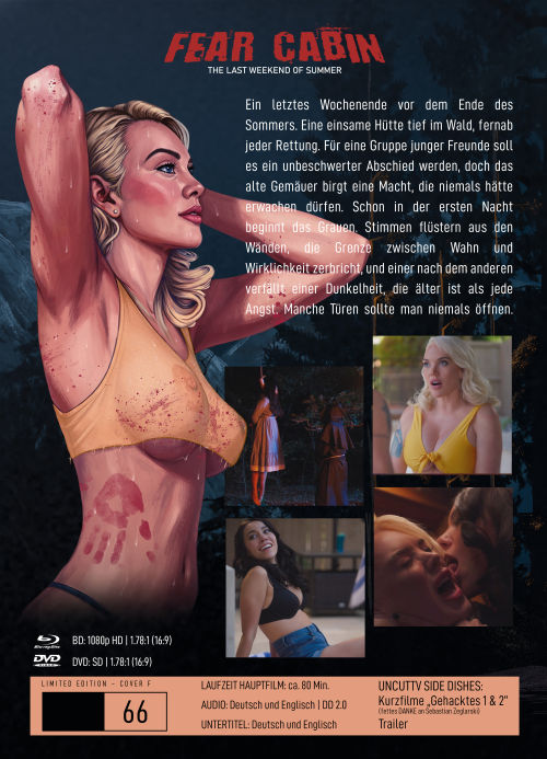 Fear Cabin - Uncut Mediabook Edition  (DVD+blu-ray) (F)