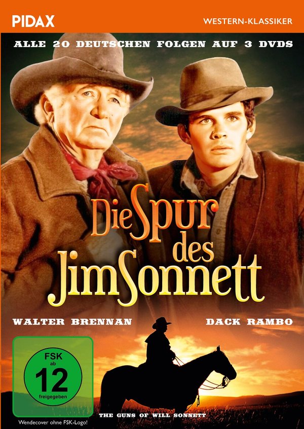 Die Spur des Jim Sonnett (The Guns of Will Sonnett) / Alle 20 deutsch synchronisierten Folgen der Westernserie mit Oscar-Preisträger Walter Brennan (Pidax Western-Klassiker)  [3 DVDs]  (DVD)