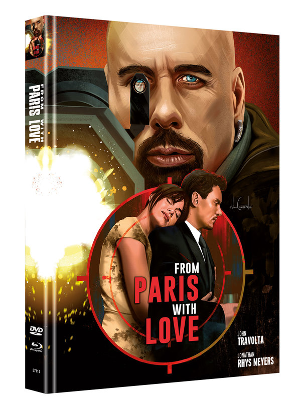 From Paris with Love - Uncut Mediabook Edition (DVD+blu-ray) (B)