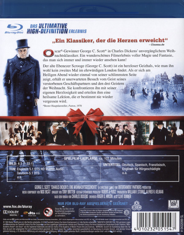 Charles Dickens - Eine Weihnachtsgeschichte  (Blu-ray Disc)