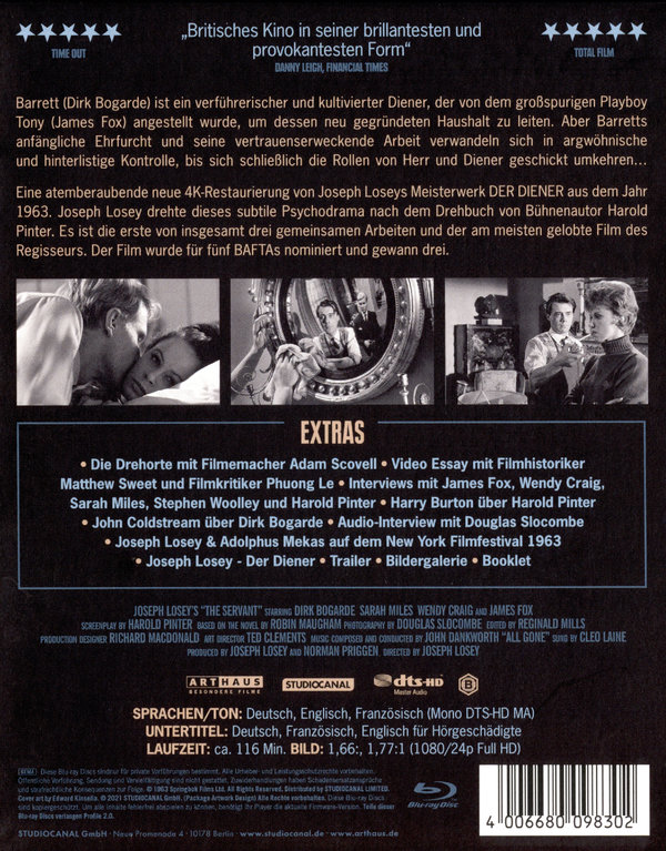 Der Diener / Special Edition  [2 BRs]  (Blu-ray Disc)