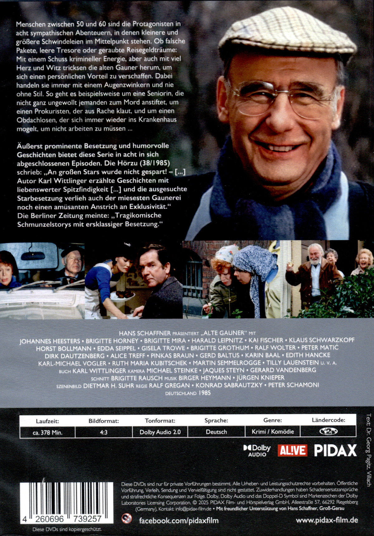 Alte Gauner / Die komplette 8-teilige Serie mit erstklassiger Besetzung (Pidax Serien-Klassiker) [2 DVDs]  (DVD)