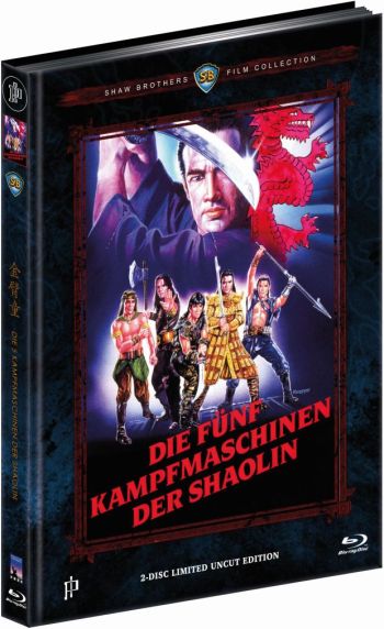 5 Kampfmaschinen der Shaolin, Die - Uncut Mediabook Edition (DVD-blu-ray) (C)