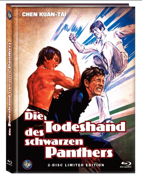 Todeshand des schwarzen Panthers, Die - Uncut Mediabook Edition  (DVD+blu-ray) (A)