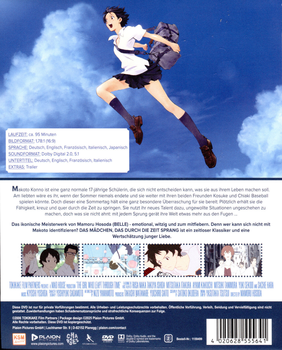 Das Mädchen, das durch die Zeit sprang  (DVD)