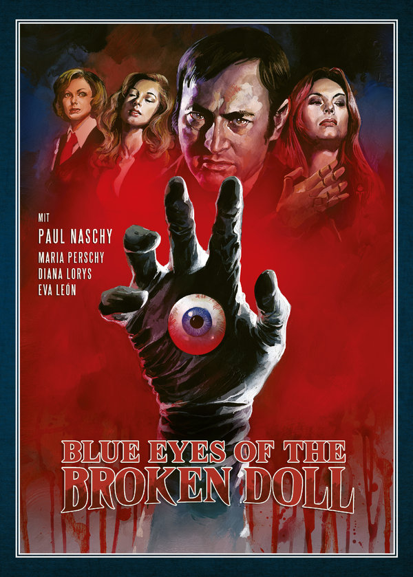 Blue Eyes of the Broken Doll - Paul Naschy - Legacy of a Wolfman (DVD+blu-ray)