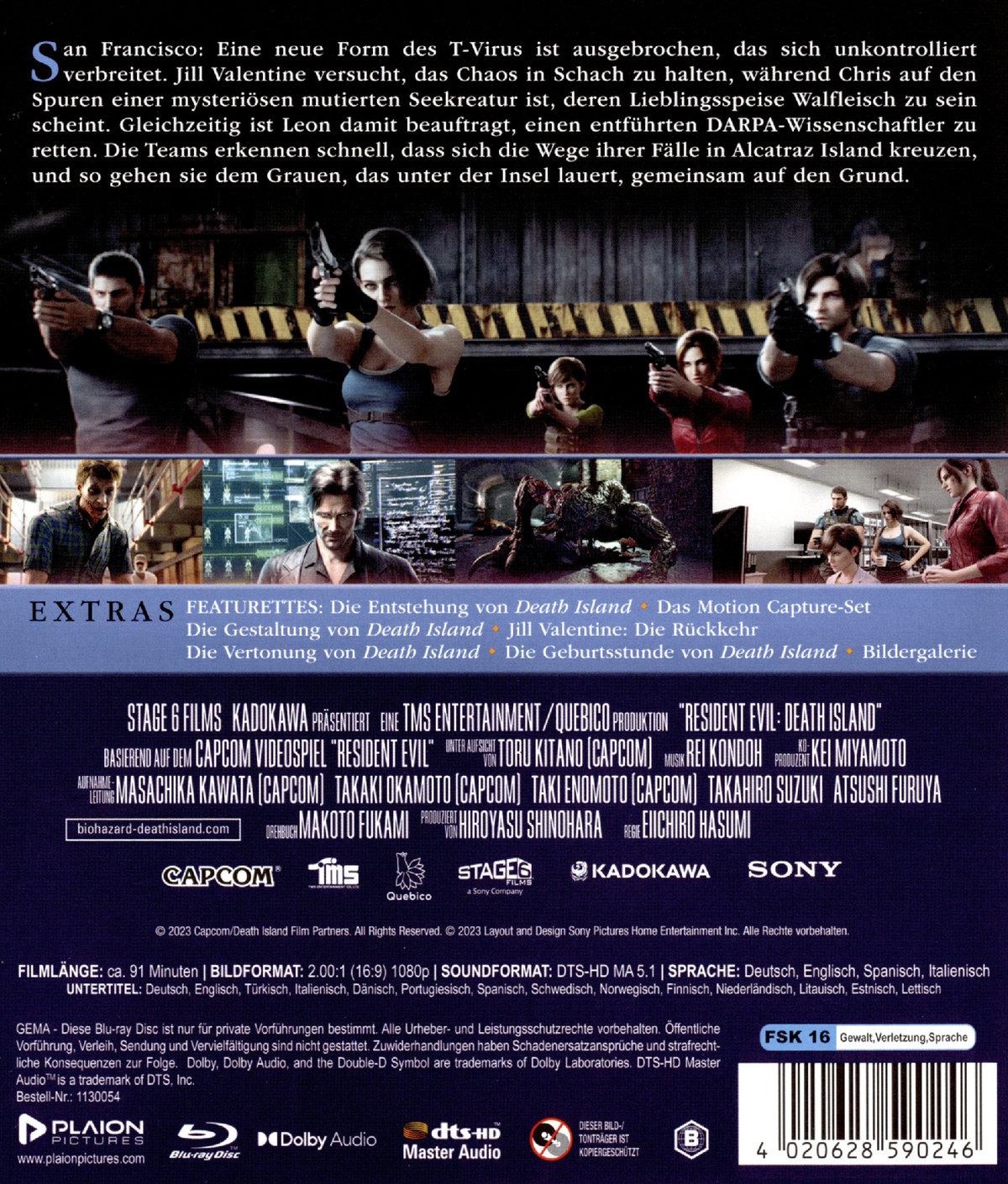 Resident Evil: Death Island (blu-ray)